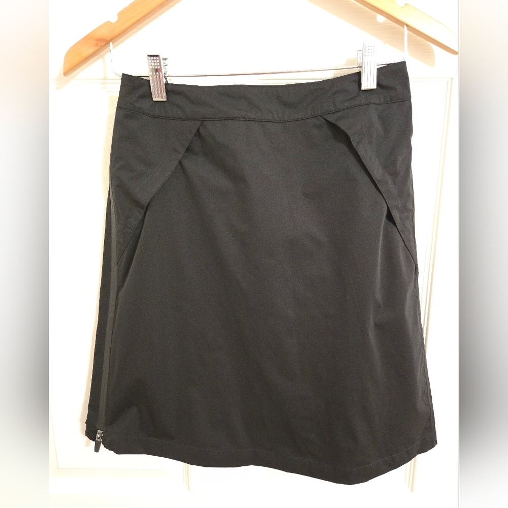 Lady Hagen Black Women's Athleisure  Zip On Rain Skirt Size XS NWT